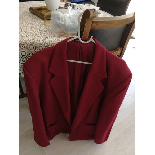 Veste rouge femme discount camaieu